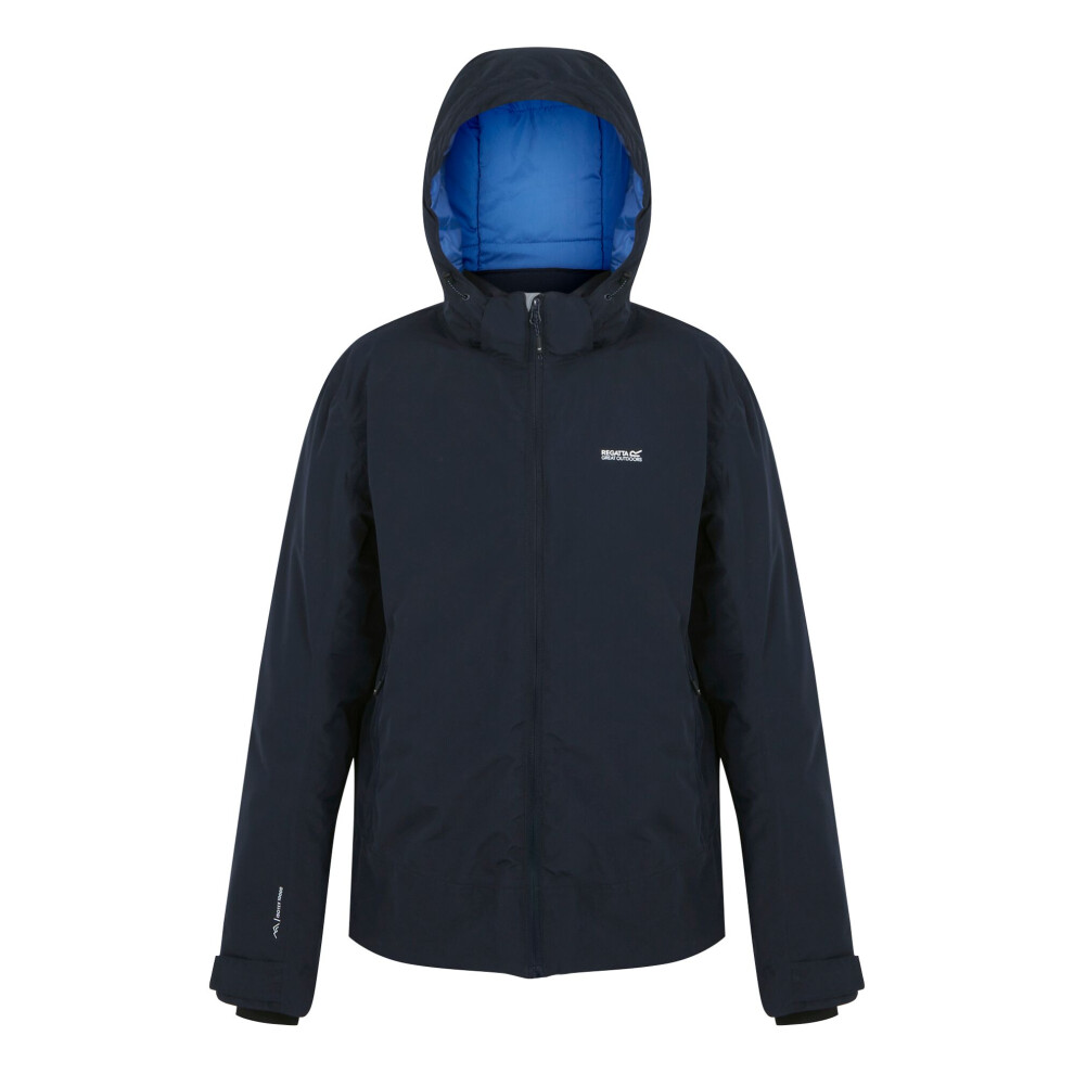 (L, Navy/Olympian Blue) Regatta Mens Frelton Waterproof Insulated Jacket