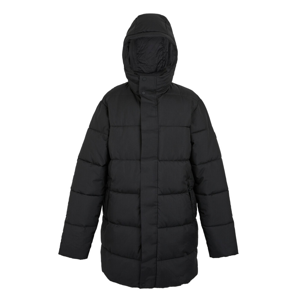 (L, Black) Regatta Mens Hayleyn Padded Jacket