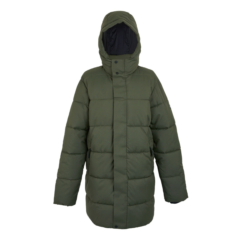 (S, Dark Khaki) Regatta Mens Hayleyn Padded Jacket