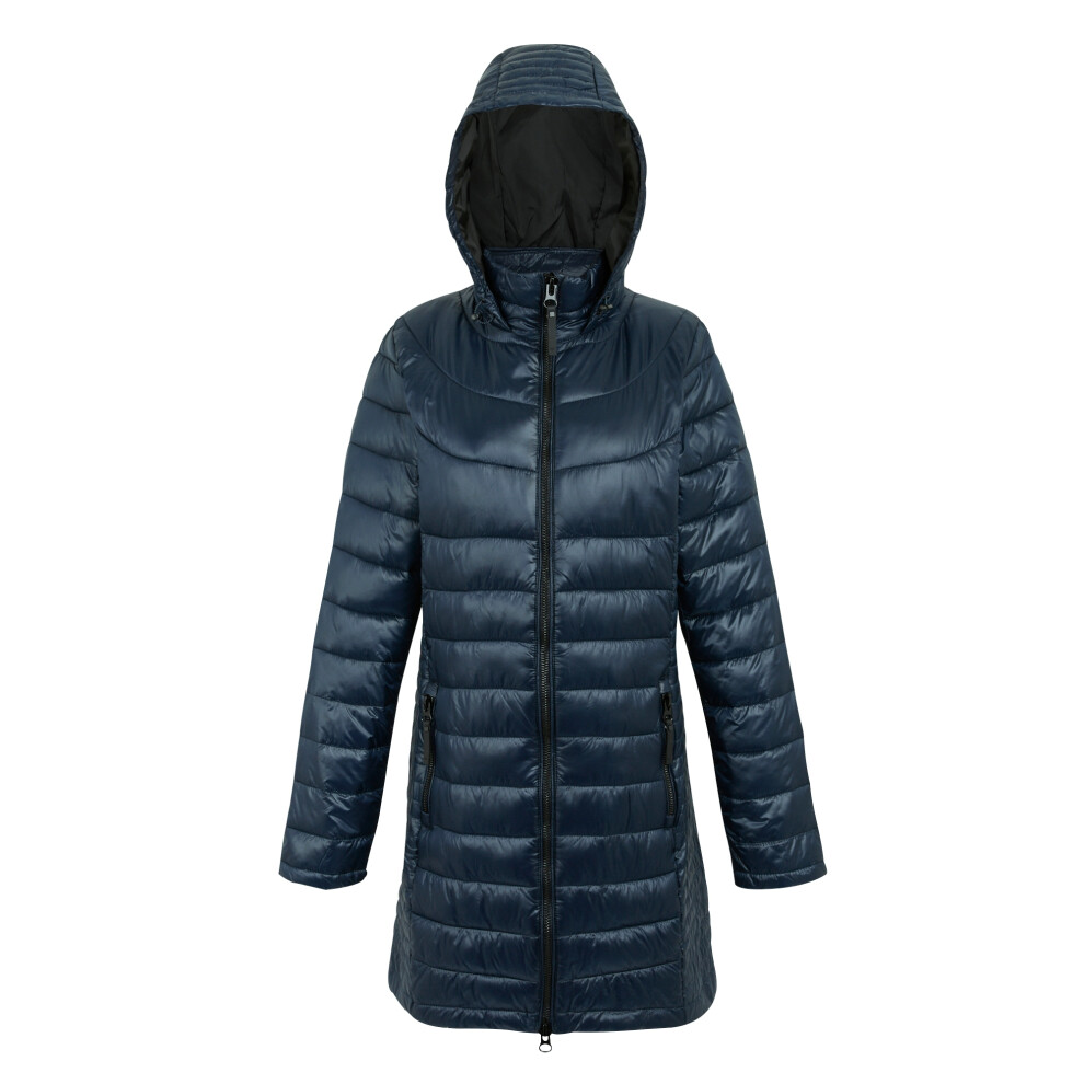 (14 UK, Navy) Regatta Womens/Ladies Andel IV Quilted Baffled Jacket