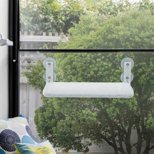 Living And Home Cat Seat Hammock Window Perch with Strong Suction Cups for Indoor