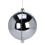 URBN Living (Silver) 15cm LED Light Up Ball Christmas Tree Decoration Warm White Timer 1