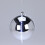 URBN Living (Silver) 15cm LED Light Up Ball Christmas Tree Decoration Warm White Timer 4