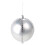 URBN Living (Silver) 15cm LED Light Up Ball Christmas Tree Decoration Warm White Timer 5