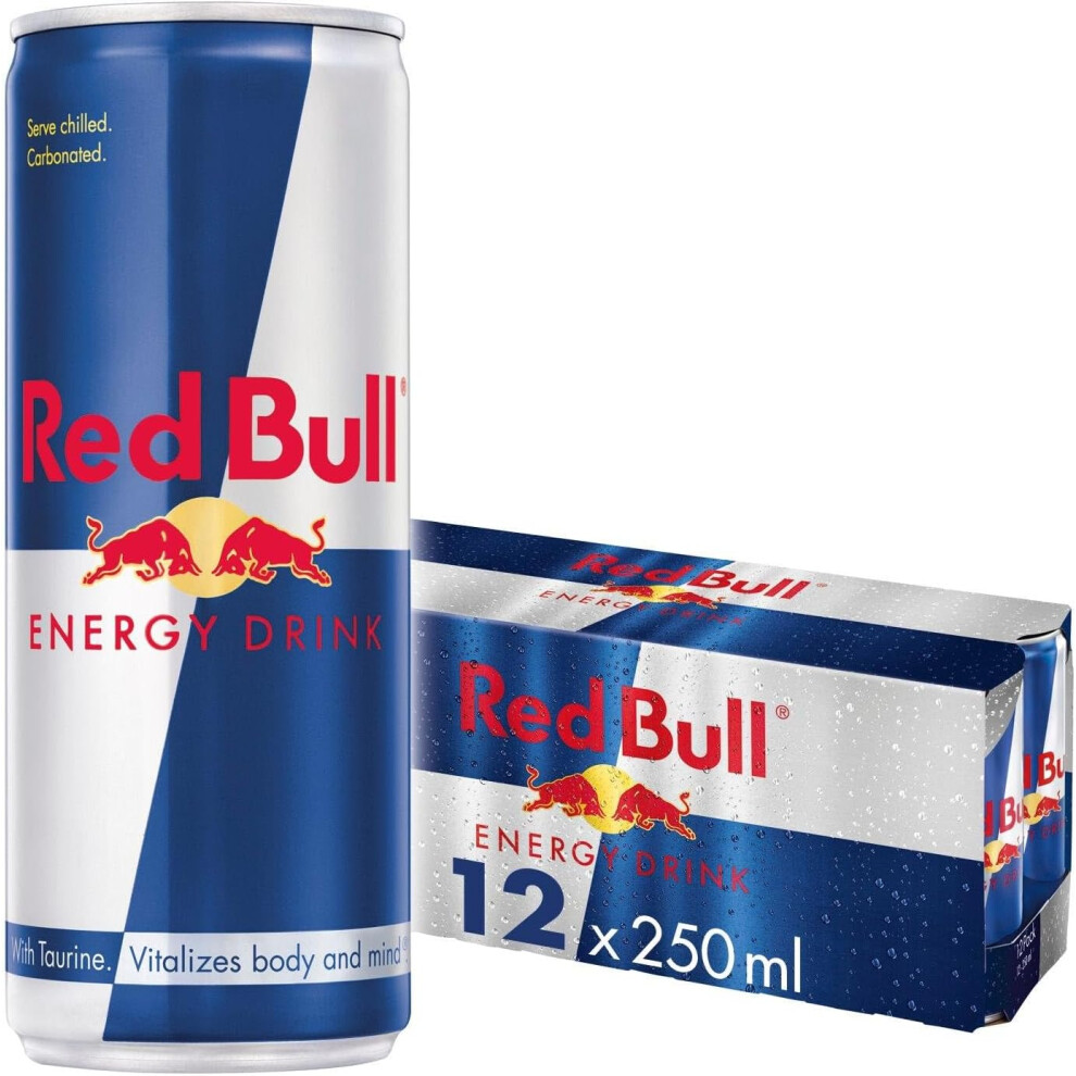 Red Bull Energy Drink 250 ml x12 Vitalizes body and Mind