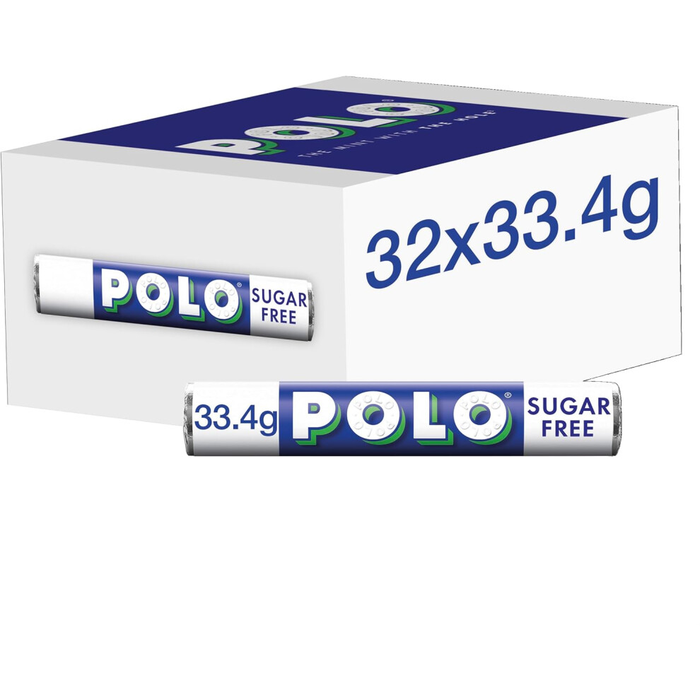 Polo Sugar Free Mints Tubes, 32 x 33.4 g