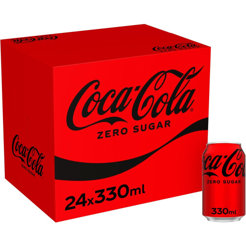Coca Cola Coca-Cola Null Zucker 24 x 330 ml Null Kalorien