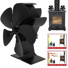 Log Burner Heat Powered Fan Fireplace Fan Wood Burning Stove Wood Stove Fan Replacement Blade Only