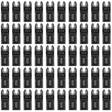 50 Pcs Oscillating Tool Blades, Professional Universal Oscillating Saw Blades, Wood Multitool Blades, Quick Release Durable Oscillating Tool, Multi To
