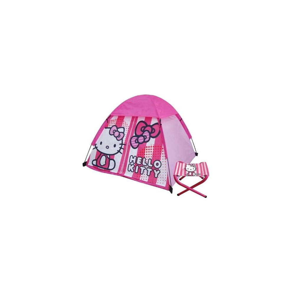 Hello kitty camping set tent chair stool kids pink girls