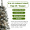 3ft Snowy Pre-Lit Artificial Potted Christmas Tree With 40 Warm White LED's 3
