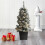 3ft Snowy Pre-Lit Artificial Potted Christmas Tree With 40 Warm White LED's 6