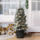 3ft Snowy Pre-Lit Artificial Potted Christmas Tree With 40 Warm White LED's 8