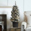3ft Snowy Pre-Lit Artificial Potted Christmas Tree With 40 Warm White LED's 9