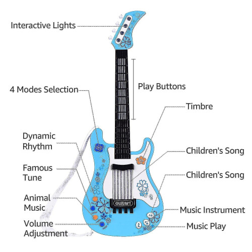 Guitar Instruments Electric Toddlers 1