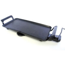 Lloytron E4302BK Non Stick Electric Teppanyaki/BBQ Griddle, 2000 W