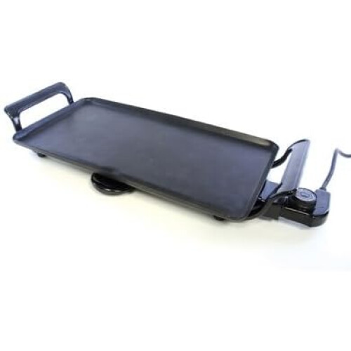 Lloytron E4302BK Non Stick Electric Teppanyaki/BBQ Griddle, 2000 W