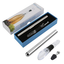 3 In 1 Stainless Steel Wine Cooler Easy Use Family With Pourer Bar Leak Proof