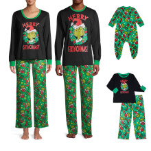 (Mom, XXL) Christmas Family Matching Mom Dad Couple Pyjamas Pajamas Pjs Sets The Grinch Set