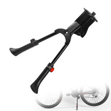 Kickstand For Bicycle Double Bike Kickstand Alloy Prop Bike Stand 24-29inch Adjustable Bicycle Footrest 1pc