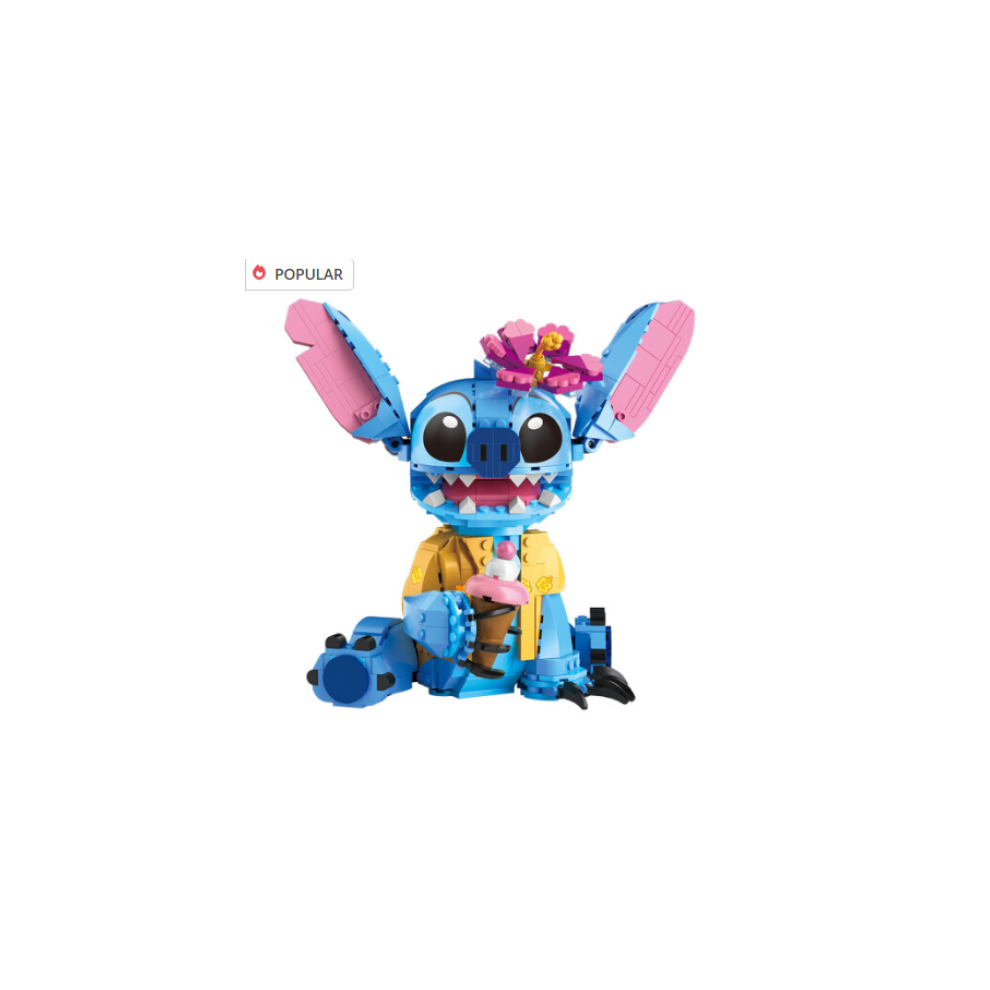 Gift For Stitch Fans Kids Toys Building Block Set Fit Lego