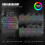 One Hand Mechanical Wireless Gaming Keyboard Rgb Backlit Portable Mini Keyboard Game Controller For 3