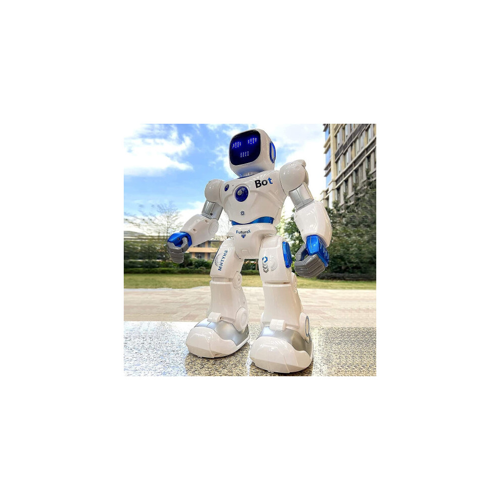 Smart Robots For Kids, Large Programmable Interactive Rc Robot With Voice Control, App Control, Present For 4 5 6 7 8 9 Years Old Kids Boys And Girls