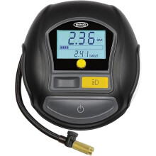 Ring Automotive RTC1000 12V rapid tyre inflator air compressor car pump preset digital pressure gauge memory function 2 min inflation LED light
