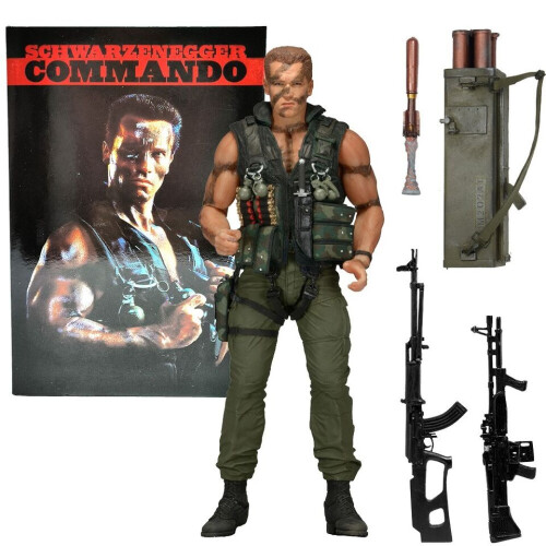 NECA NECA Arnold Schwarzenegger Commando 30th Anniversary Action Figure 2