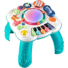 Cemirk Baby Activity Table, Baby Musical Toys 6-12 Months, Activity Center for 1 2 3 Years Old (Size:30 * 30 * 30cm)