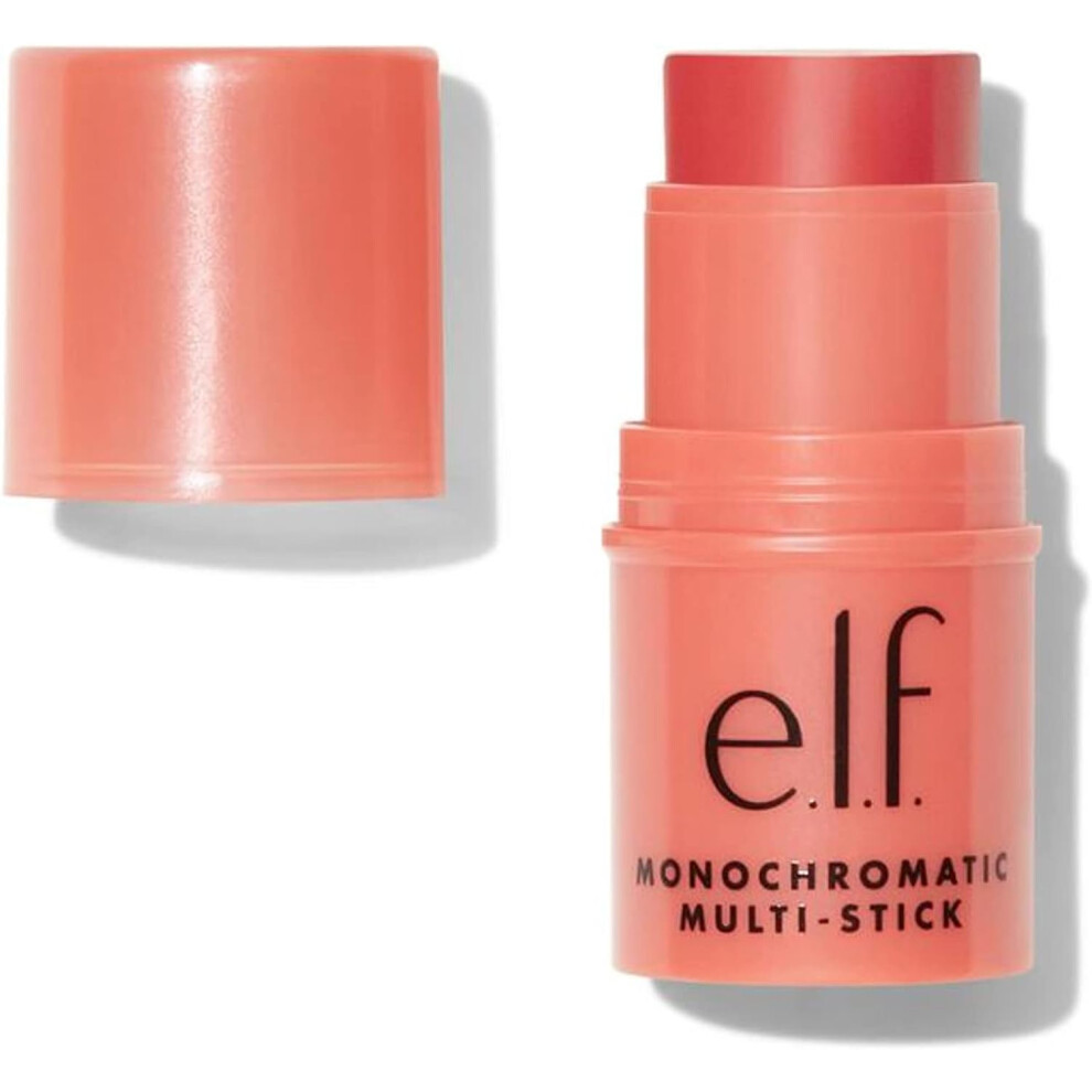 e.l.f. Monochromatic Multi Stick, Glimmering Guava, 0.17 Oz (5g)