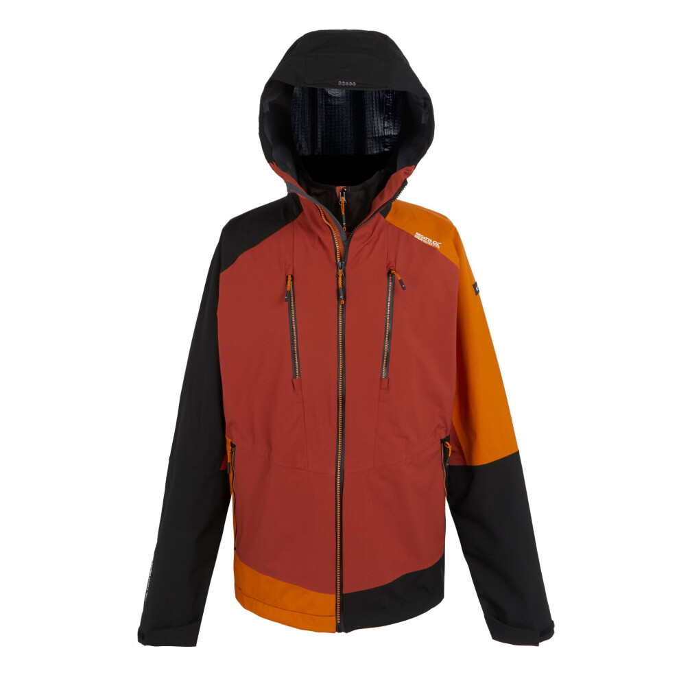 (M, Red Ochre/Black) Regatta Mens Sacramento X 3 in 1 Jacket