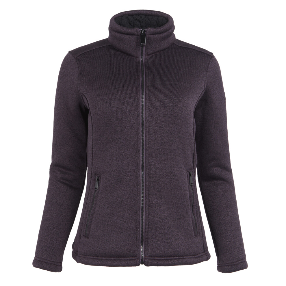 (16 UK, Deep Plum/Black) Regatta Womens/Ladies Razia II Full Zip Fleece Jacket