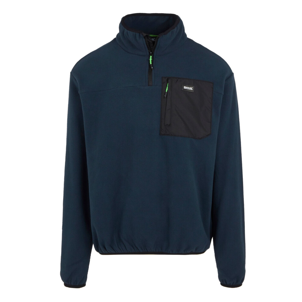 (XXL, Navy) Regatta Mens Frankie Half Zip Fleece Top