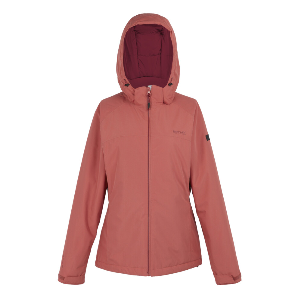 (14 UK, Mineral Red/Rumba Red) Regatta Womens/Ladies Frelton Waterproof Jacket