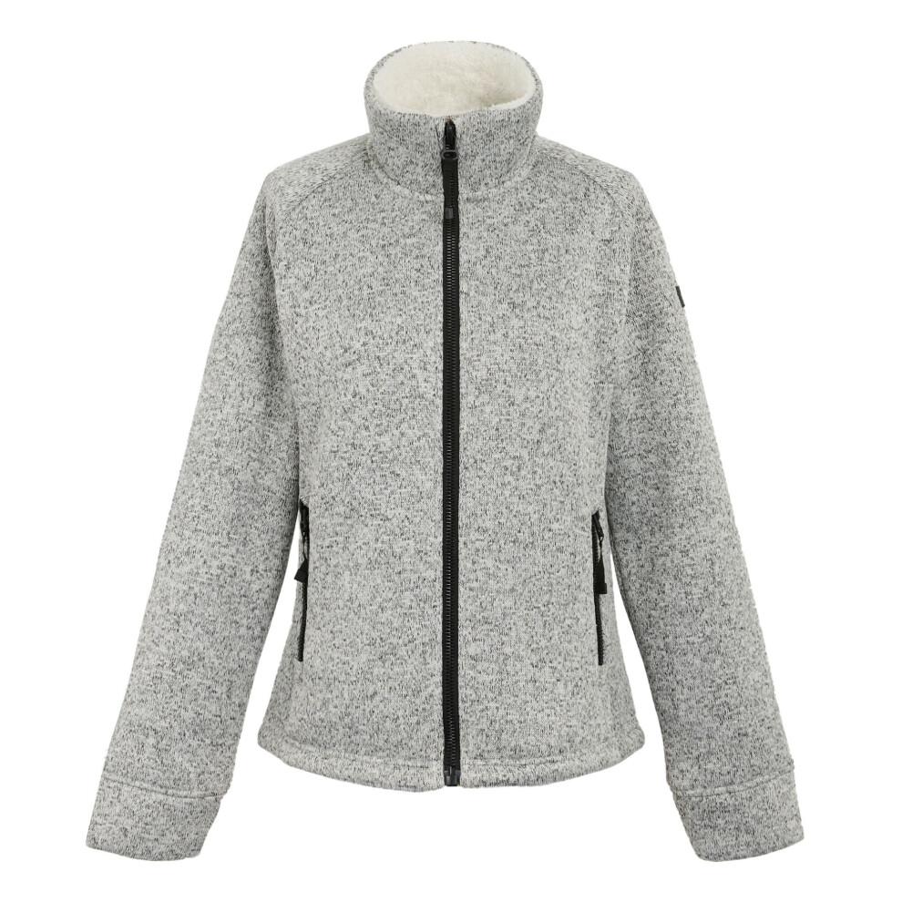 (14 UK, Blanc De Blanc) Regatta Womens/Ladies Emilide Full Zip Fleece Jacket