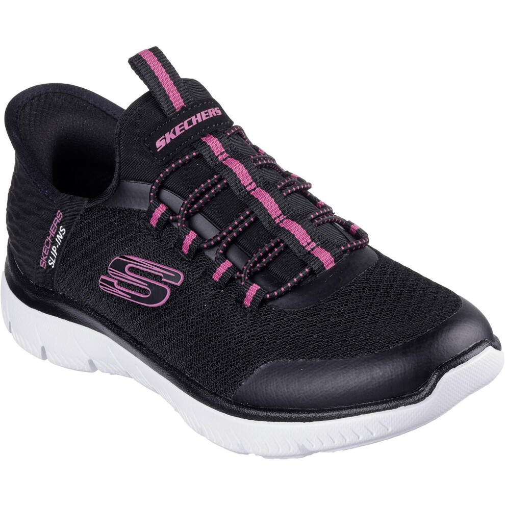 (3 UK, Black) Skechers Childrens/Kids Summits Trainers