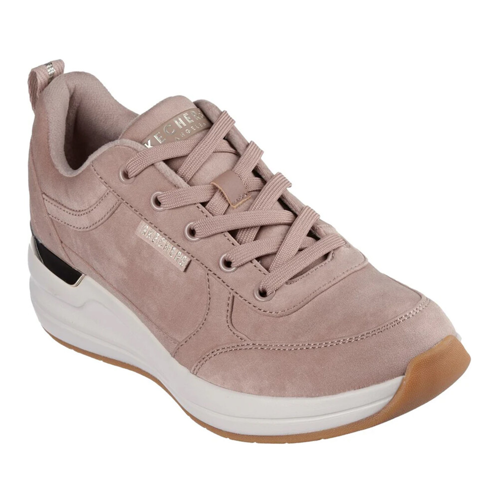 (3 UK, Taupe) Skechers Womens/Ladies Billion 2 Prissy N Plush Trainers