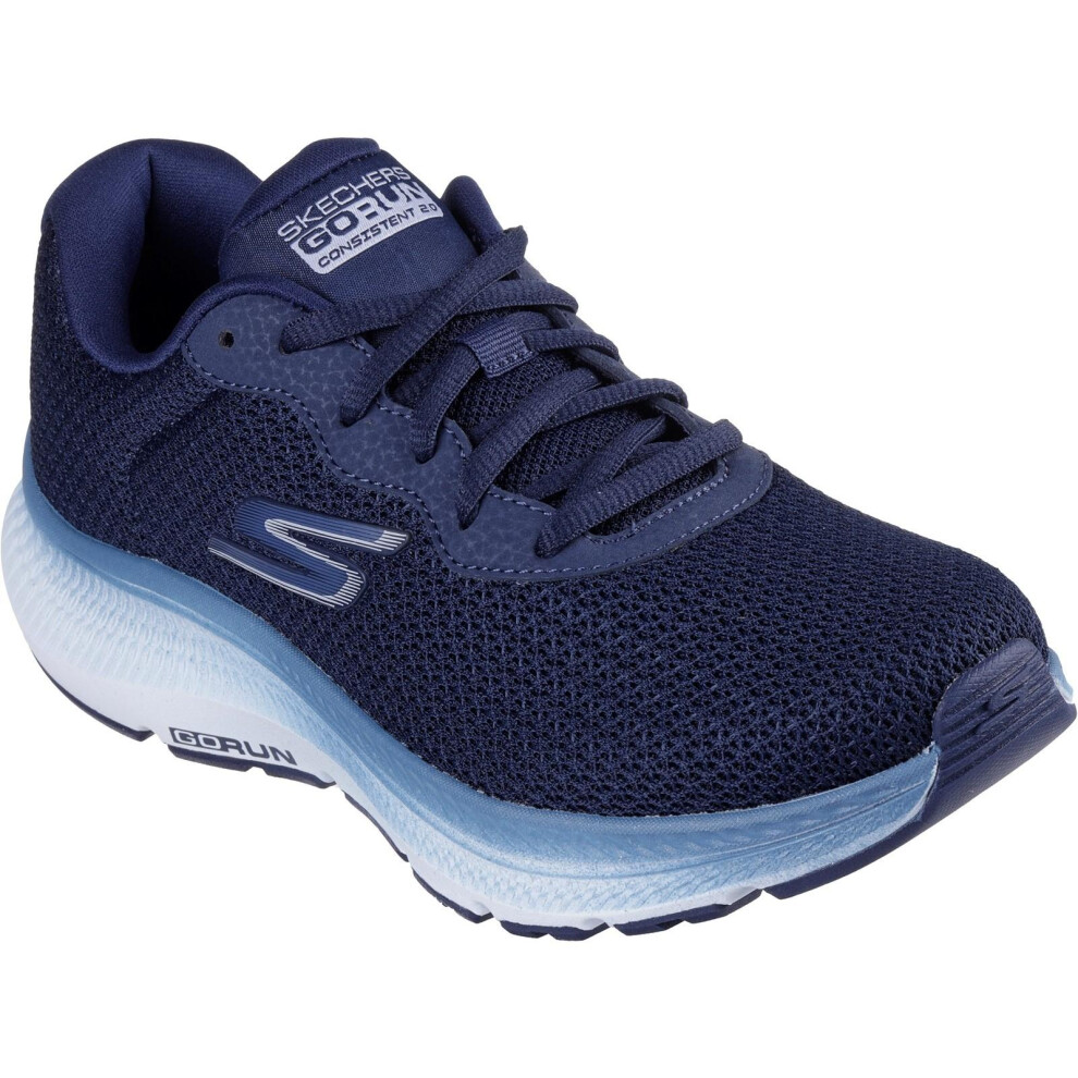 (3 UK, Navy/Blue) Skechers Womens/Ladies Go Run Consistent 2.0 Fast Pace Trainers