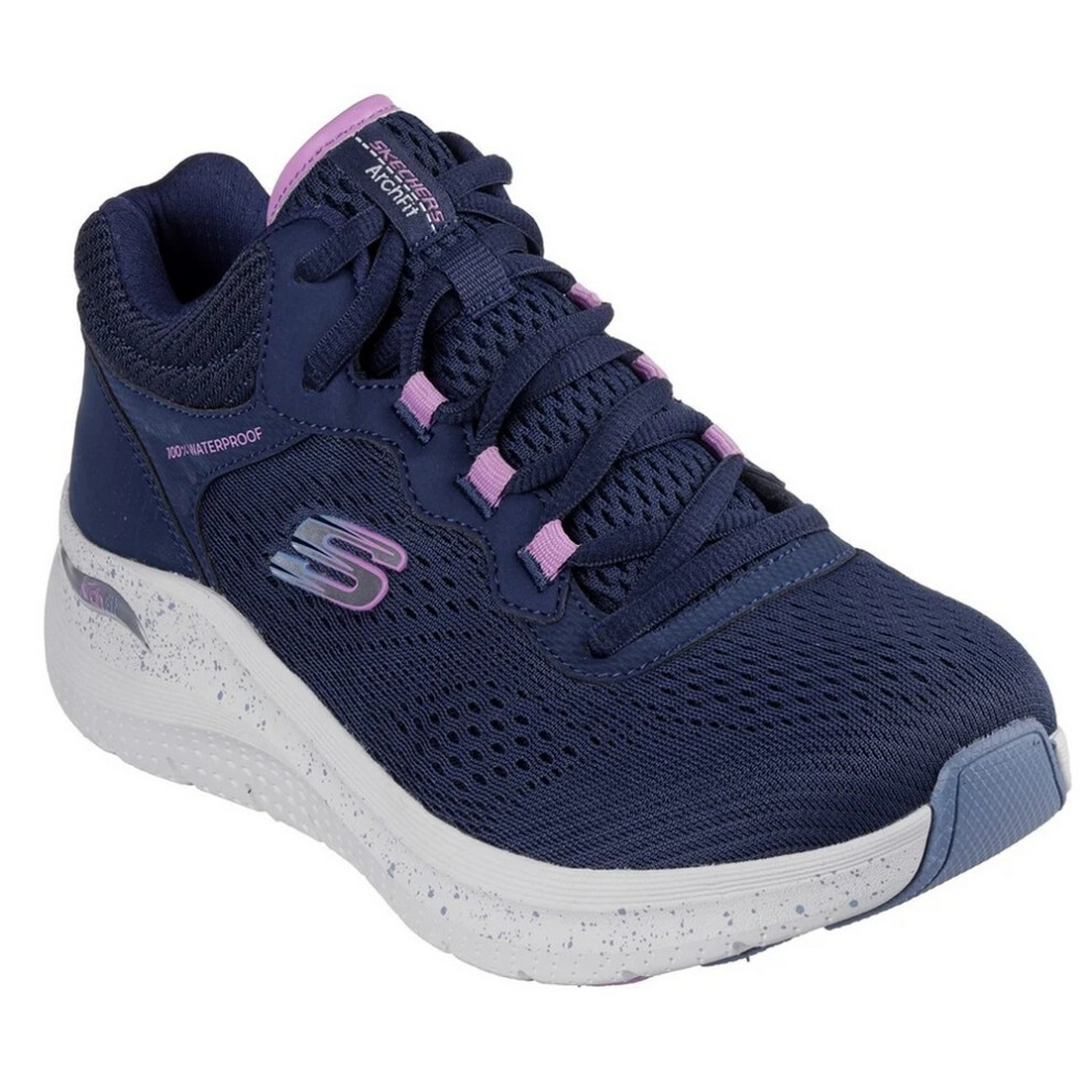 (8 UK, Navy/Purple) Skechers Womens/Ladies 2.0 Rainy Days Arch Fit Trainers