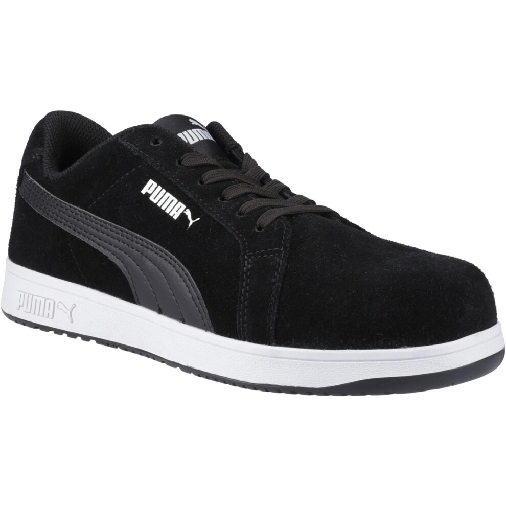 (7 UK, Black) Puma Safety Mens Iconic Suede Low Safety Trainers