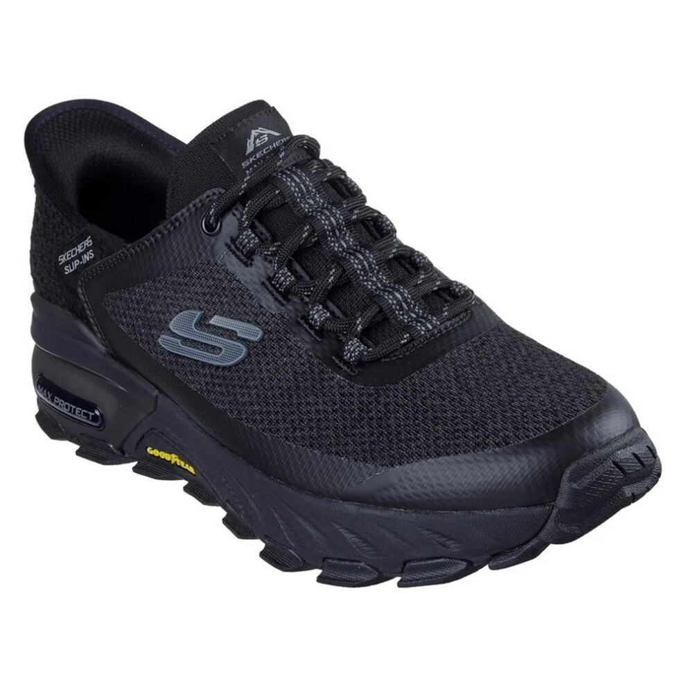 (7 UK, Black) Skechers Mens Max Protect Assembly Hiking Shoes