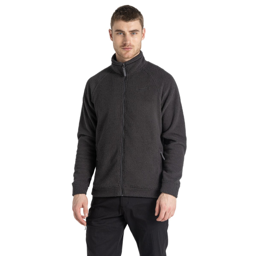 (S, Black Pepper) Craghoppers Mens Karlton Full Zip Fleece Jacket