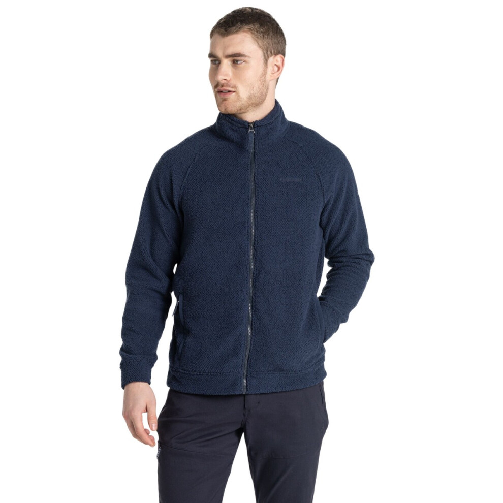 (S, Blue Navy) Craghoppers Mens Karlton Full Zip Fleece Jacket