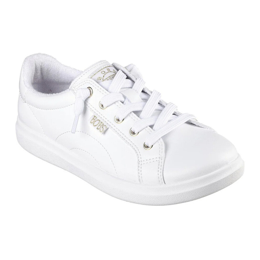 (8 UK, White) Skechers Womens/Ladies Bobs D'Vine Instant Delight Trainers