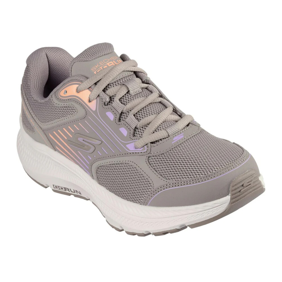 (3 UK, Taupe/Multicoloured) Skechers Womens/Ladies Go Run Consistent 2.0 Advantage Trainers