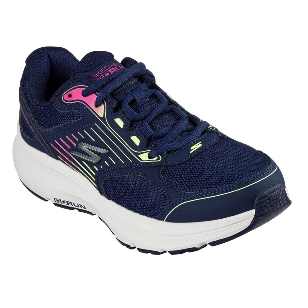 (7 UK, Navy/Multicoloured) Skechers Womens/Ladies Go Run Consistent 2.0 Advantage Trainers