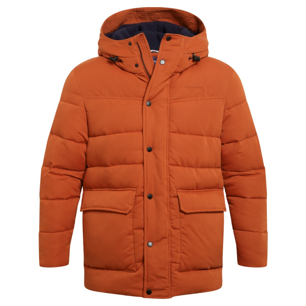 (XL, Carnelian Orange) Craghoppers Mens Aaron Downlike Padded Jacket