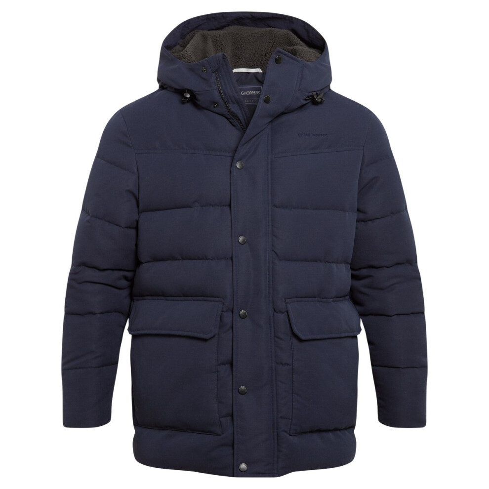 (L, Blue Navy) Craghoppers Mens Aaron Downlike Padded Jacket