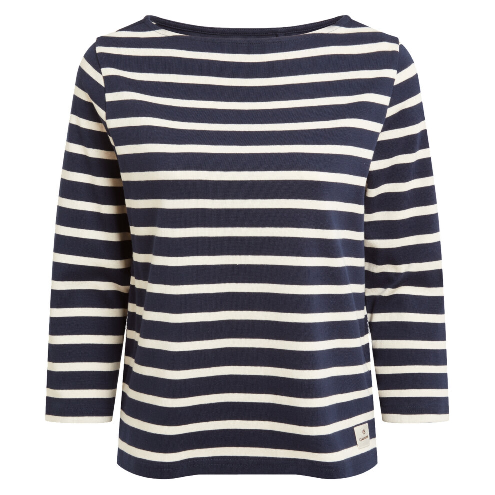 (8 UK, Blue Navy) Craghoppers Womens/Ladies Painne Stripe Long-Sleeved Top